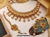 Brass High Gold Rajwadi Choker Set Wholesale Shop In Surat
